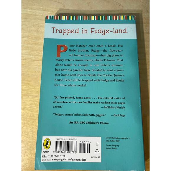 Judy Blume Kids Books Lot of 4 Double Fudge Superfudge Fudge O Mania More - Picture 7 of 11